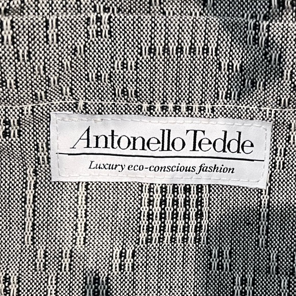 Antonello Tedde Woven Handbag Black Grey - Picture 9 of 9